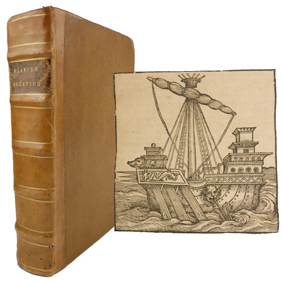 Illustrated, military, Roman. 1607 De Re Militari, by Publius Vegetius Regnatus.