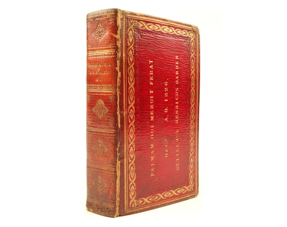 Prize binding. 1820 Essays, Poems, and Plays by Oliver Goldsmith. Fine binding.