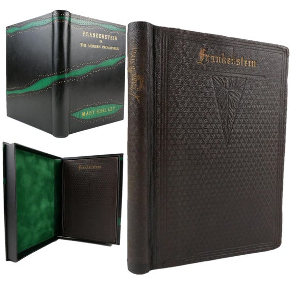 1869 Frankenstein; or, The Modern Prometheus by Mary W. Shelley. Sever... Boston. Protected by striking morocco leather clamshell.