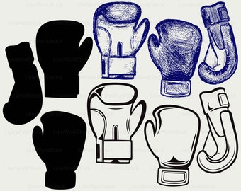 Boxing gloves svg/boxing gloves clipart/boxing svg/boxing gloves silhouette/cricut/cut files/clip art/digital download designs/svg