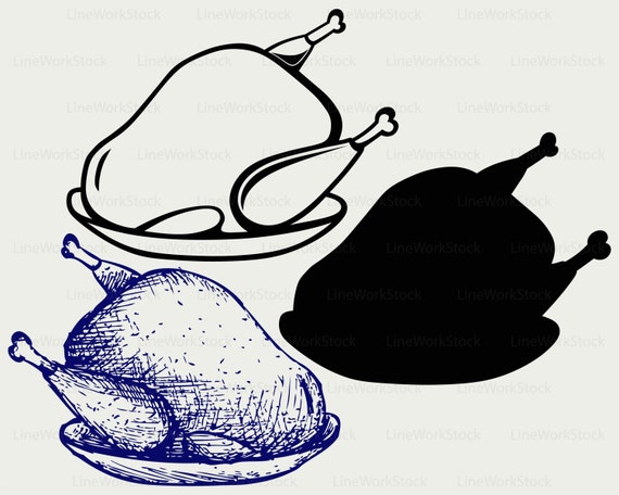 Fried Chicken Meat Svg Meat Clipart Chicken Svg Kebab Etsy