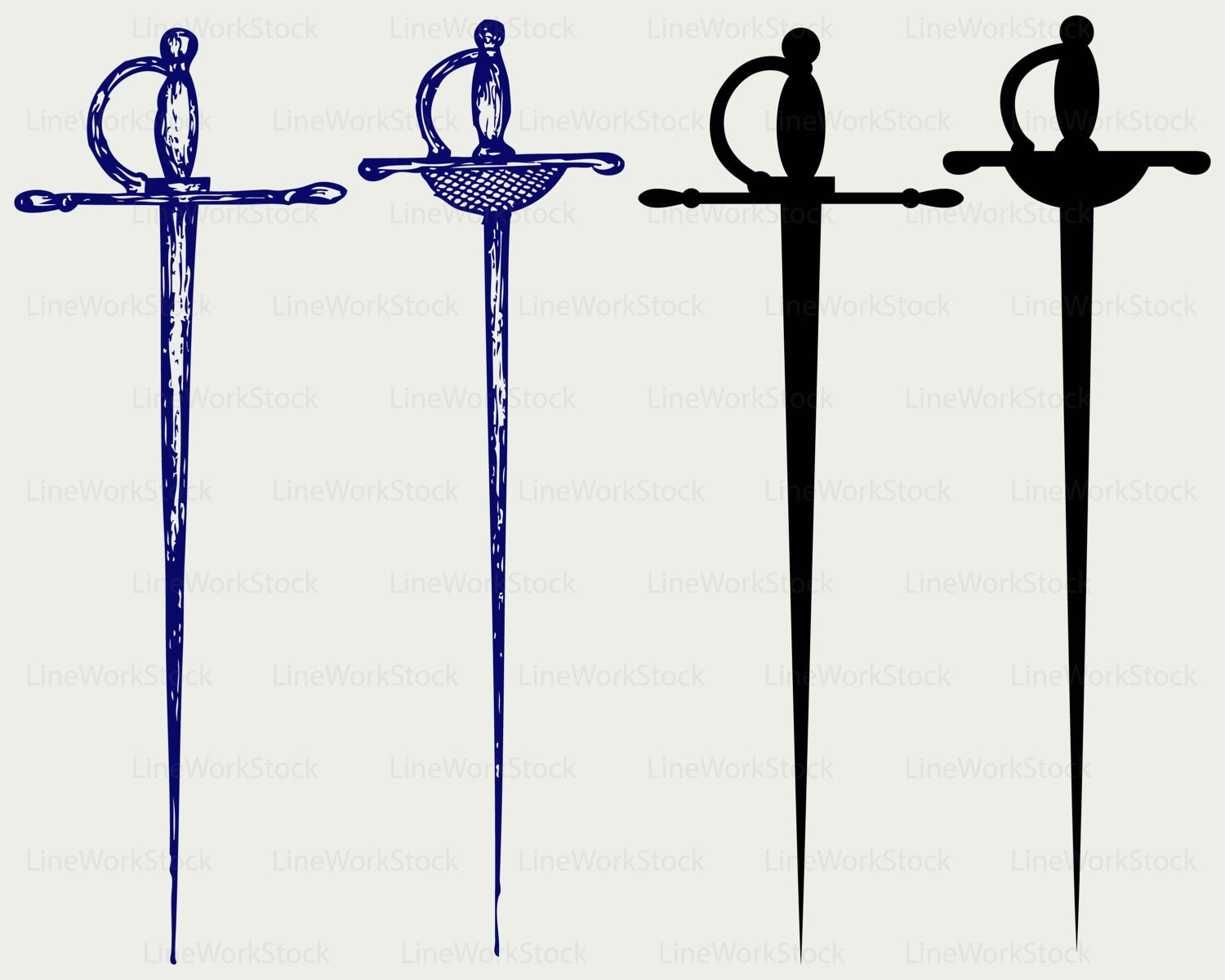 Fencing sword svg/fencing sword clipart/fencing sword Etsy