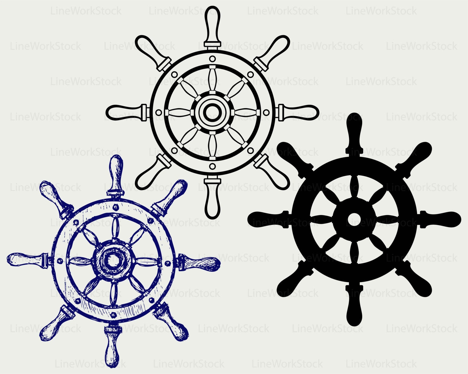 Ship Wheel Svg/wheel Ship Clipart/wheel Marine Svg/ship Wheel Etsy UK