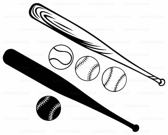 Baseball Bat Svg/baseball Ball Clipart/baseball Svg/baseball Bat Silhouette/ bat Cricut/cut Files/clip Art/digital Download Designs/svg -  Denmark