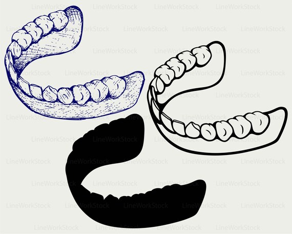 Human Jaw Svg/jaw Clipart/jaw Svg/human Jaw Silhouette/jaw | Etsy