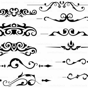 Frame svg/scroll clipart/frame svg/swirl silhouette/frame cricut/swirl cut  files/monogram clip art/swirl digital/divider/designs/svg