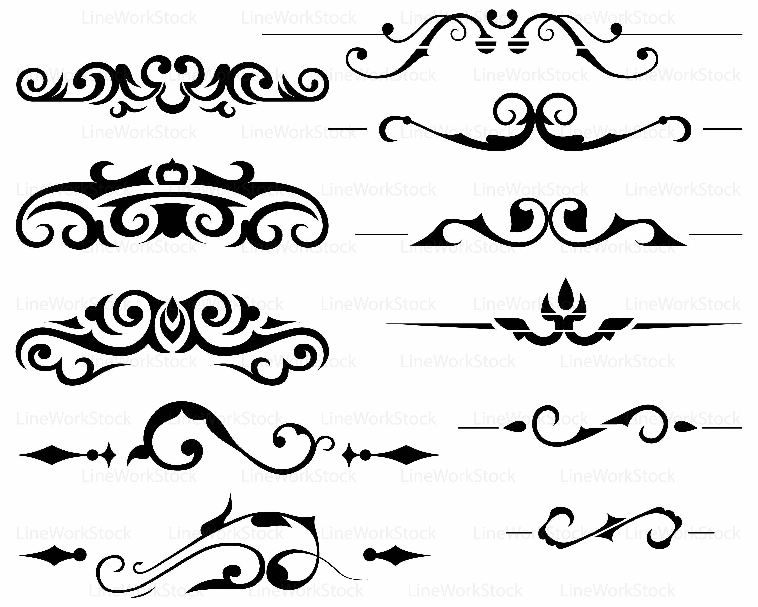 Download Swirl svg/scroll clipart/swirl svg/swirl silhouette/scroll | Etsy