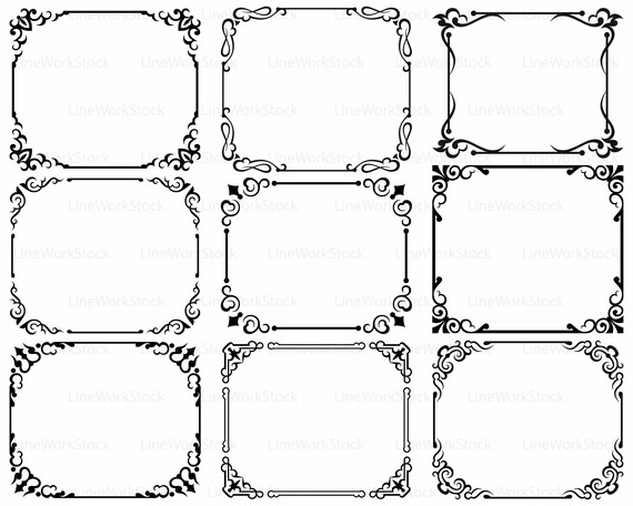 Scroll Frame SVG