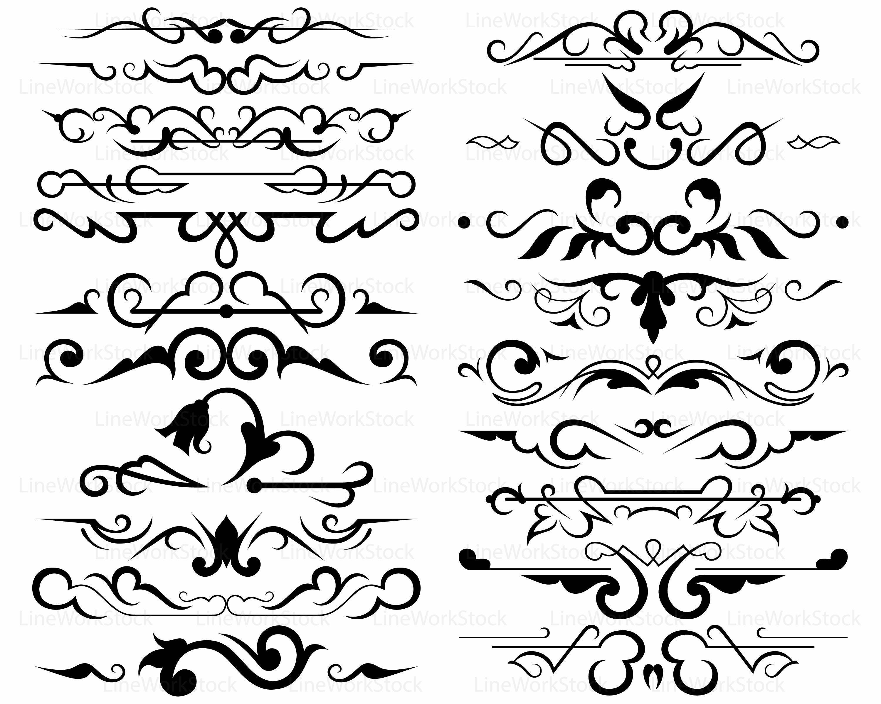 Download Swirl svg/scroll clipart/swirl svg/swirl silhouette/scroll | Etsy