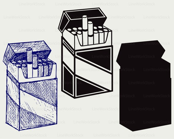 Download Pack Cigarettes Svg Cigarettes Clipart Cigarette Svg Pack Etsy