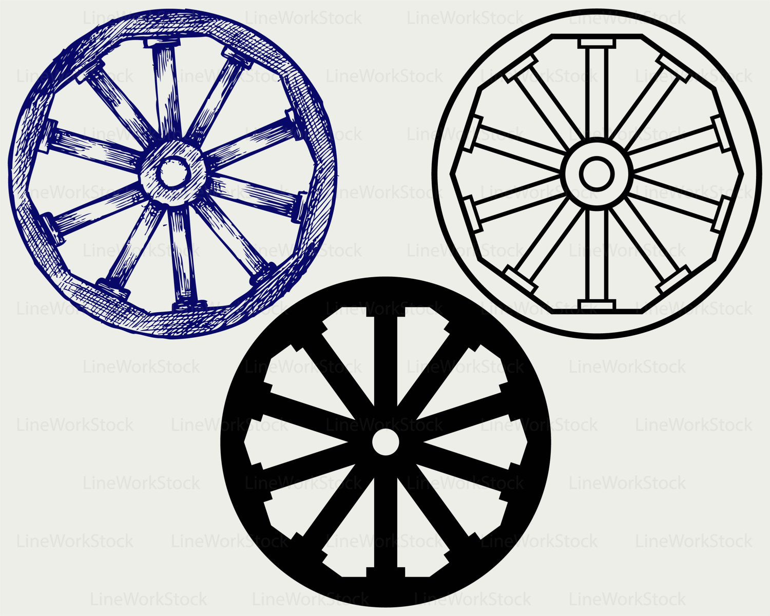 Dateien Holzrad Svg Wagen Clipart Holzrad Svg Kontur Holz Etsy