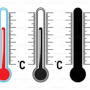 Thermometer svg/thermometer clipart/thermometer svg/thermometer silhouette/cricut cut files/clip art/digital download designs/svg