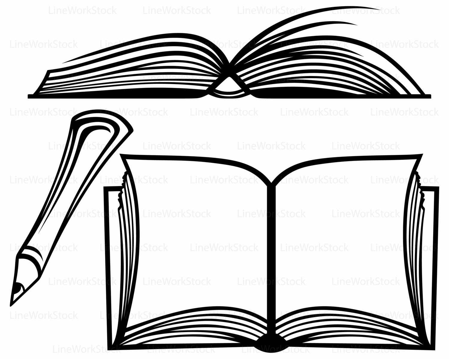 Open book svg, book clipart, books svg, school svg, school c - Inspire  Uplift