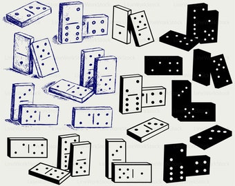 Dominoes svg/domino clipart/domino svg/domino silhouette/dominoes cricut/domino cut files/clip art/digital download designs/svg