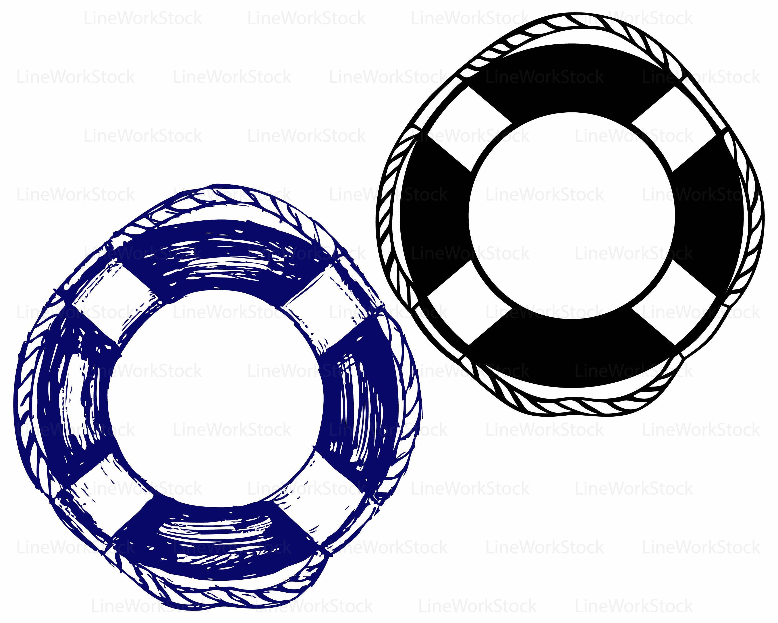 Download Nautical buoy svg/Life Ring clipart/lifering svg/buoy | Etsy