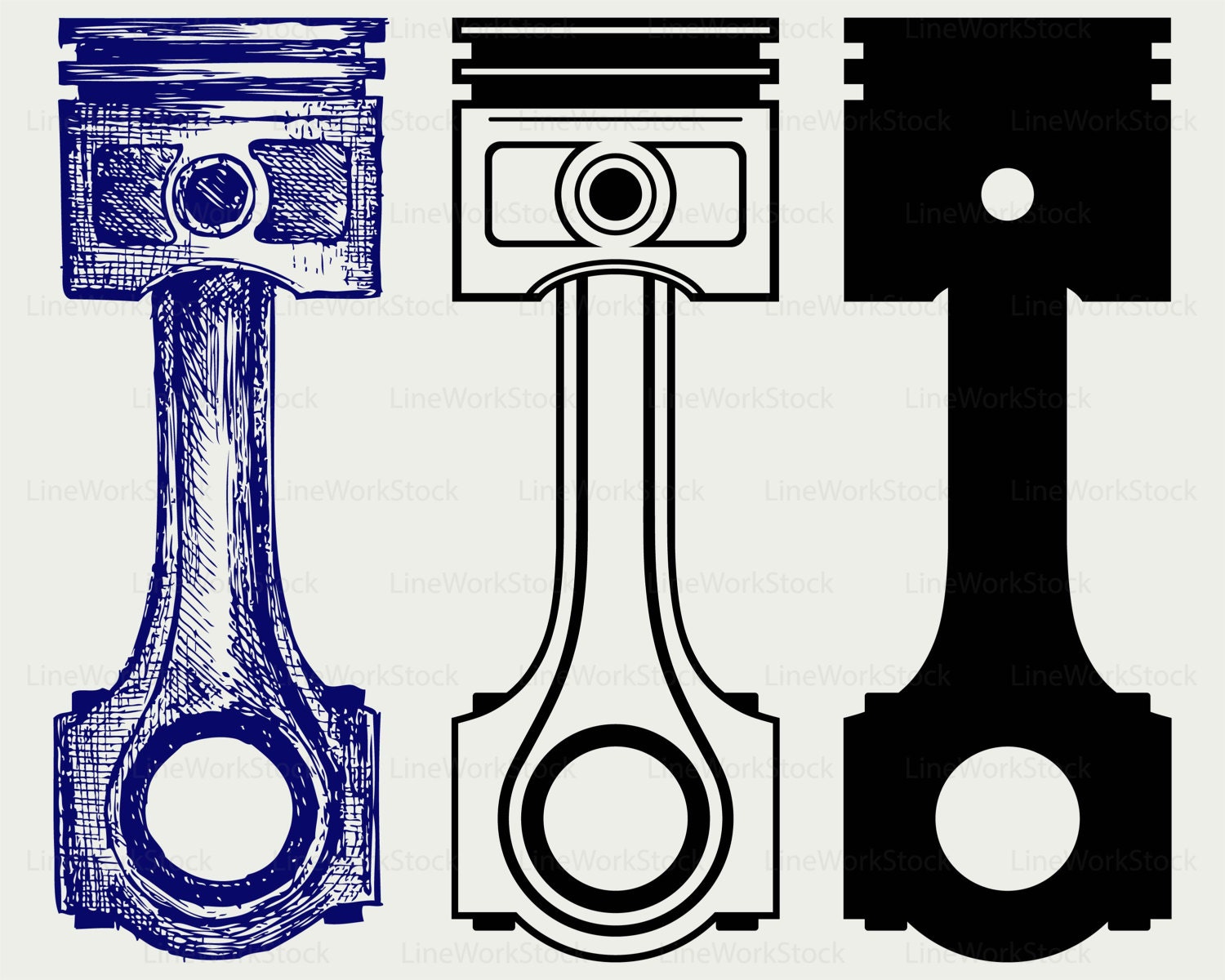 Piston auto car svg/piston clipart/statue svg/piston Etsy