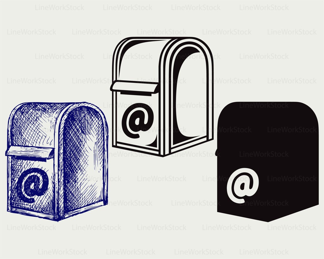 Mailbox Svg/mailbox Clipart/mailbox Svg/mailbox - Etsy