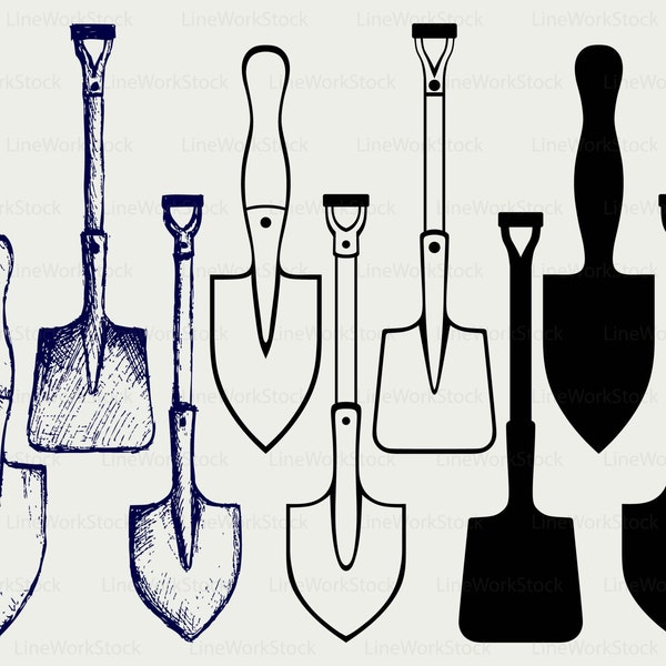 Shovel svg/shovel clipart/shovel svg/shovel silhouette/shovel cricut cut files/shovel clip art/shoveldigital download designs/svg