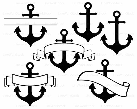 Download Anchor Svg Anchor Clipart Anchor Svg Anchor Silhouette Anchor Etsy