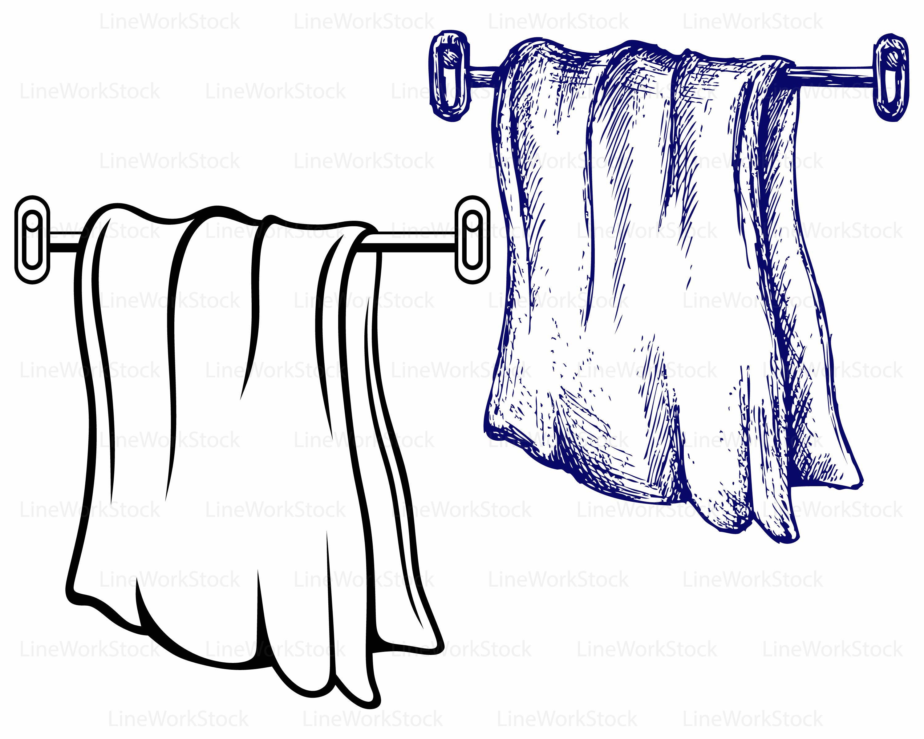 Download Towel svg/towel clipart/towel svg/towel silhouette/towel ...