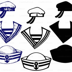 Matrose Shirt Svg/Seemann Clipart/Matrose Shirt Svg/Seemann Kontur/Seemann Cricut/Seemann geschnitten Dateien/Clip Kunst/Digital herunterladen/Svg/designs