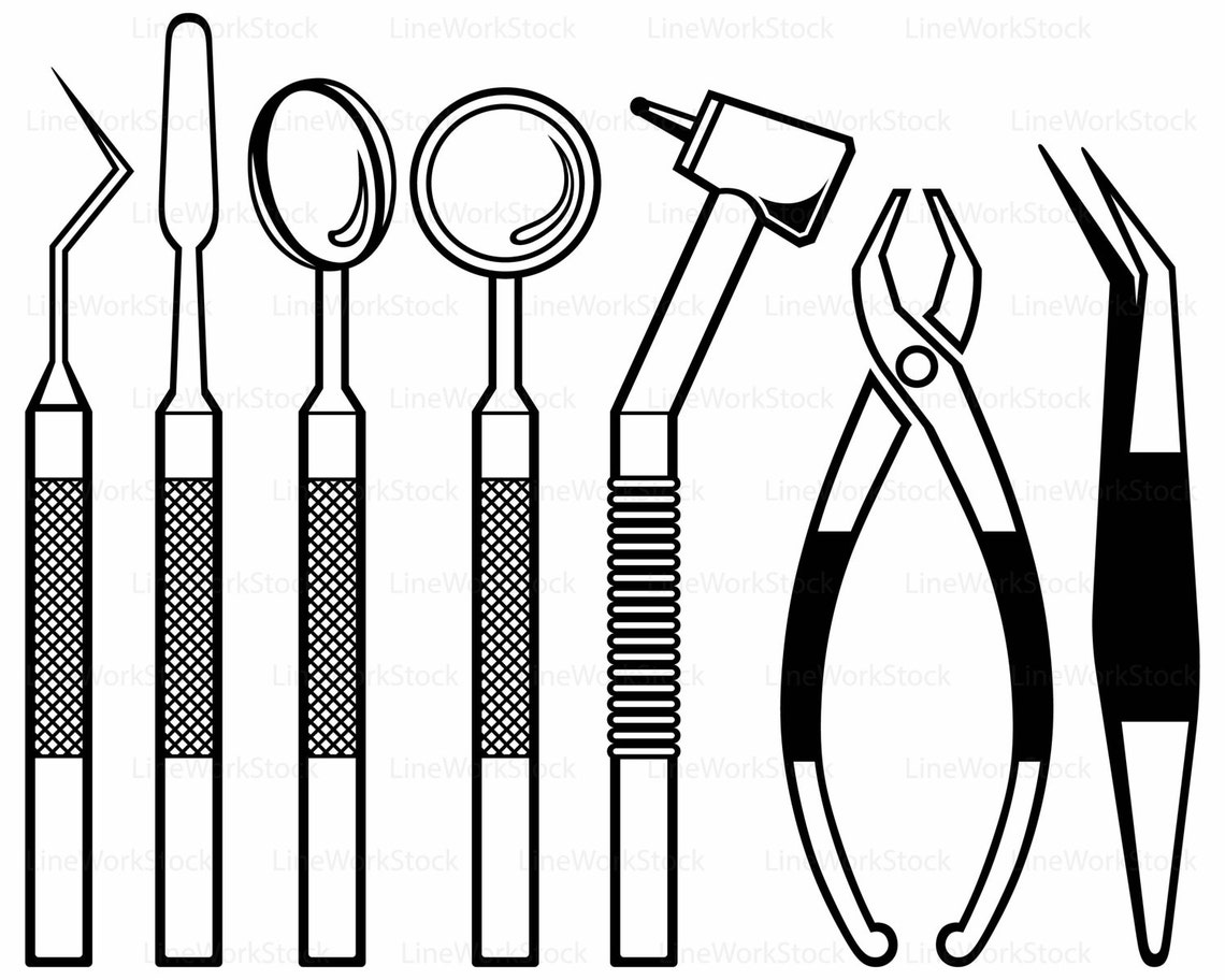 Dental Equipment Svg/dental Clipart/dental Svg/dental Etsy Canada