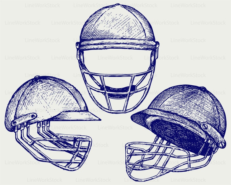 Cricket helmet svg/cricket helmet clipart/helmet svg/cricket | Etsy