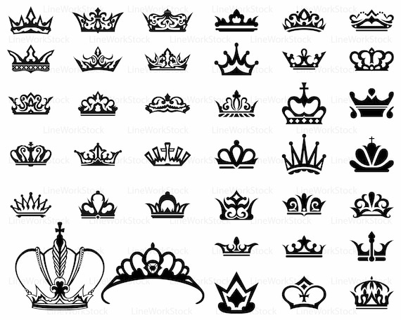 Free Free 289 Clip Art Silhouette Crown Svg SVG PNG EPS DXF File