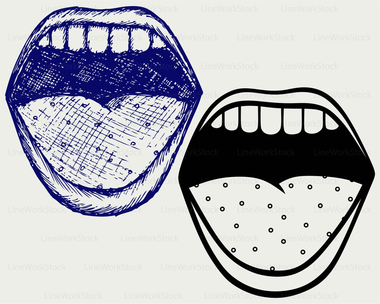 Screaming Mouth Svg/screaming Clipart/mouth Svg/mouth - Etsy