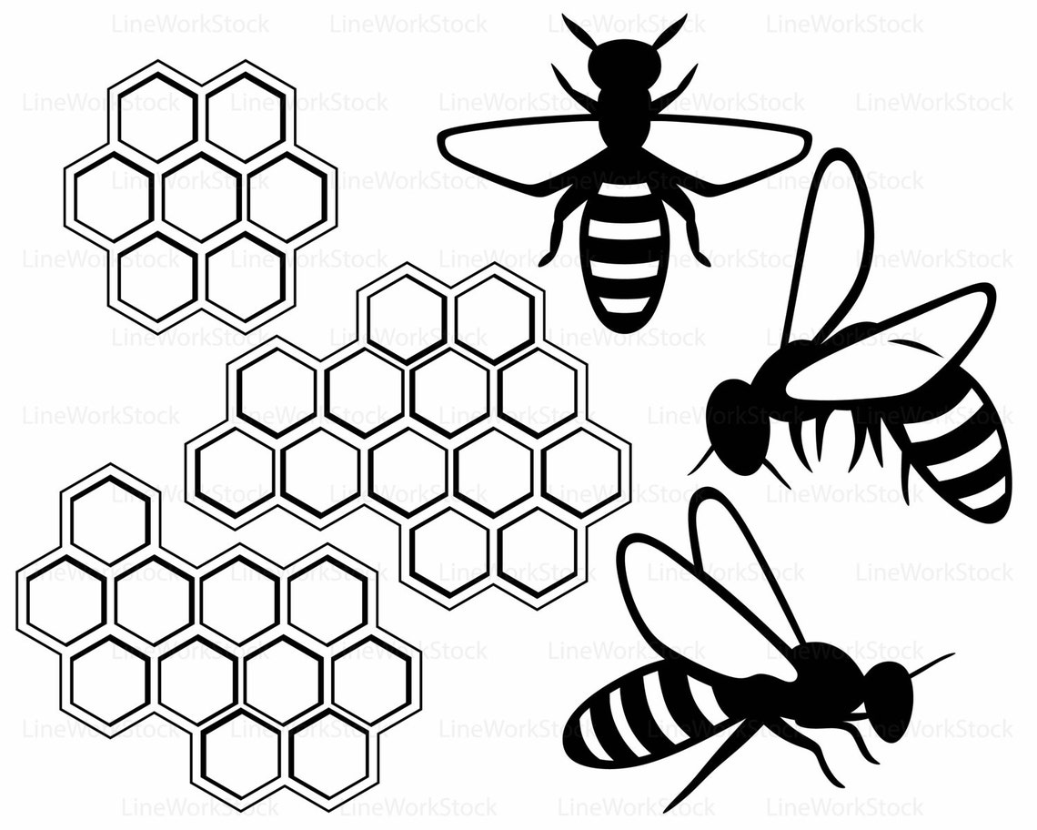 BEES Svg/bees Knees Clipart/honey Etsy