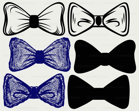 Download Bow Tie Svg Bow Tie Clipart Bow Tie Svg Bow Tie Silhouette Bow Etsy