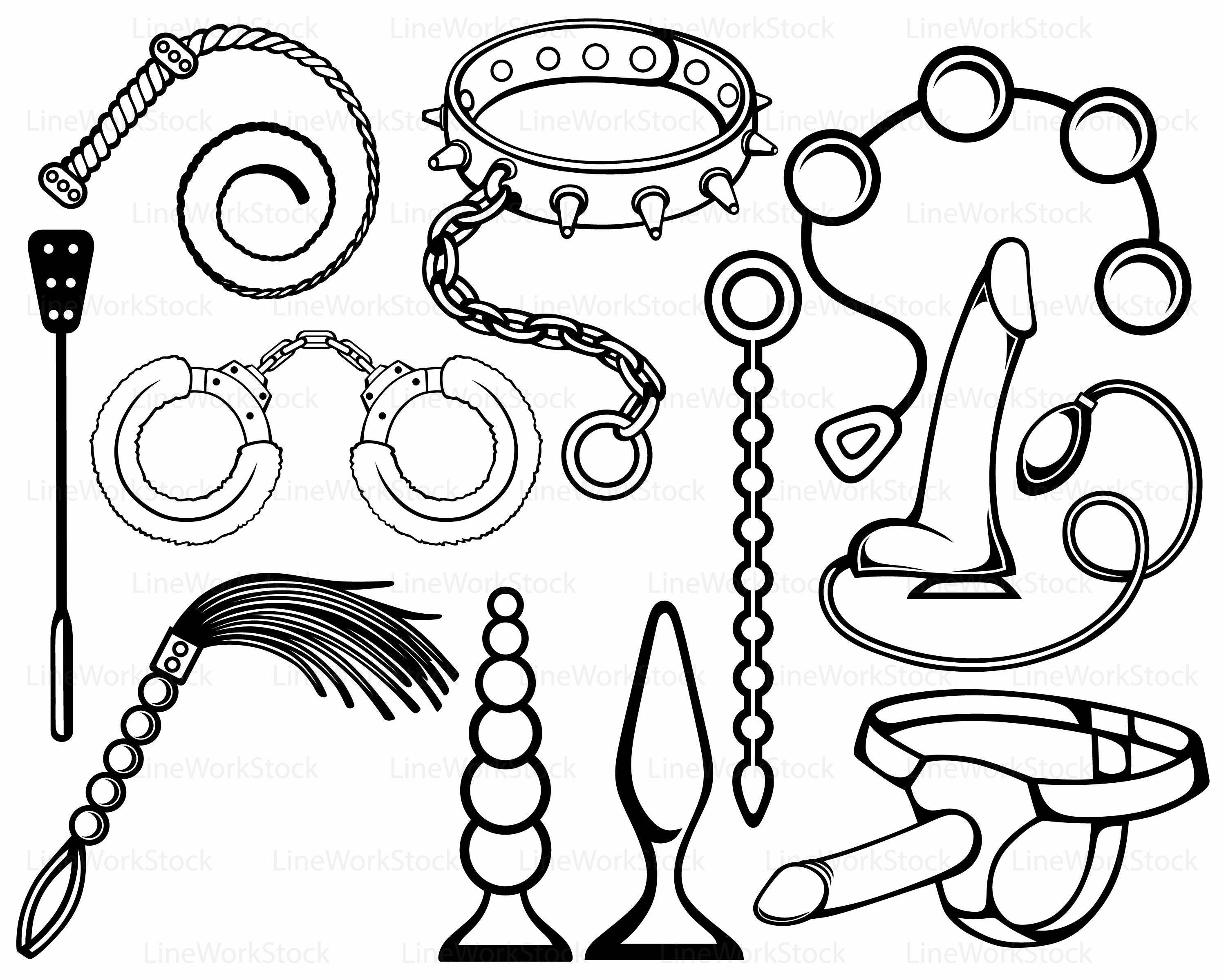 Intimate Toy Svg Dildo Clipart Dildo Svg Plug Silhouette Sex Etsy