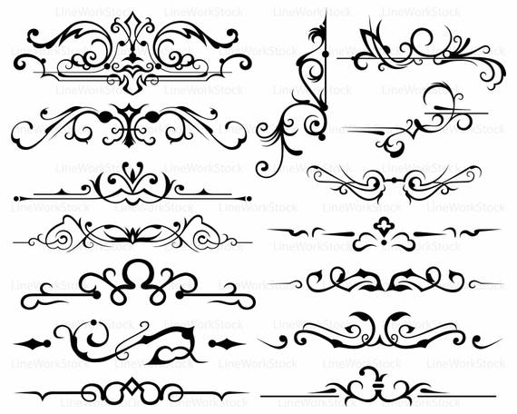 Download Swirl Svg Scroll Clipart Swirl Svg Swirl Silhouette Scroll Cricut Swirl Cut Files Ornament Clip Art Swirl Digital Divider Designs Svg