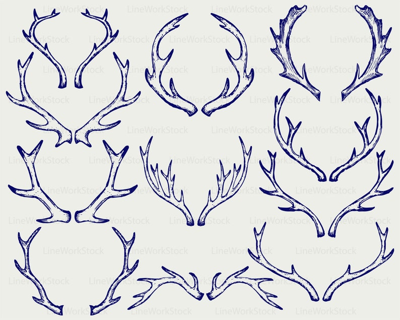Download Antlers svg/deer antlers clipart/moose antlers svg/antlers ...