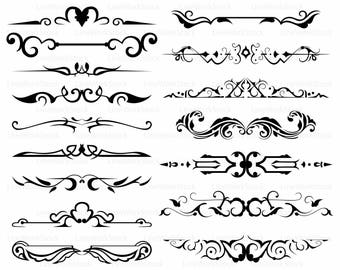 Swirl svg/scroll clipart/swirl svg/swirl silhouette/scroll cricut/swirl cut files/ornament clip art/swirl digital/divider/designs/svg