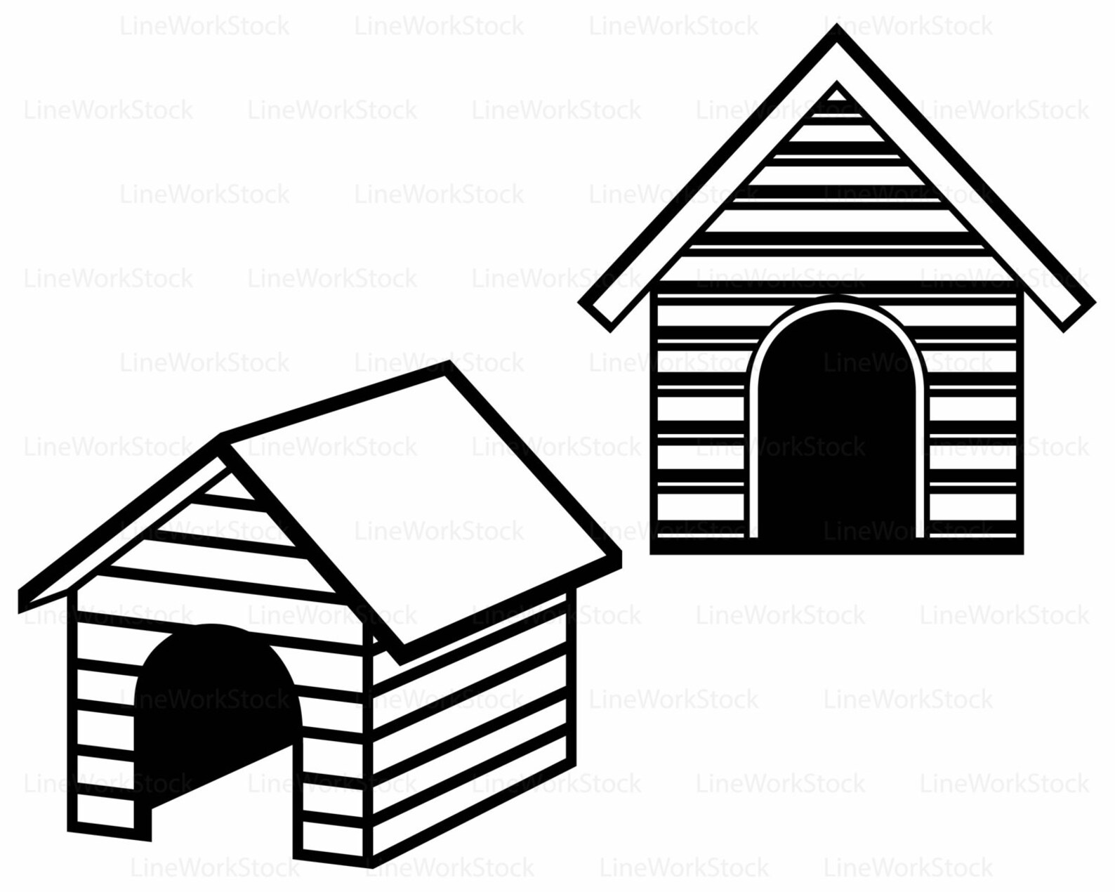 Dog House Svg/house Dog Clipart/dog House Svg/house Dog Etsy