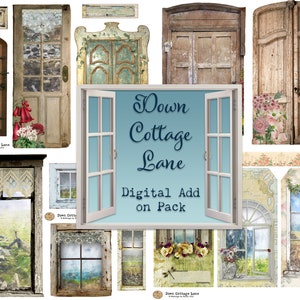 Down Cottage Lane Add On Kit - Floral, Countryside, Cottagecore