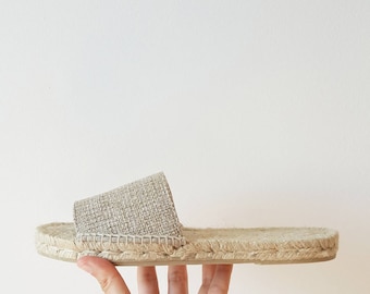 FLAT ORGANIC ESPADRILLES