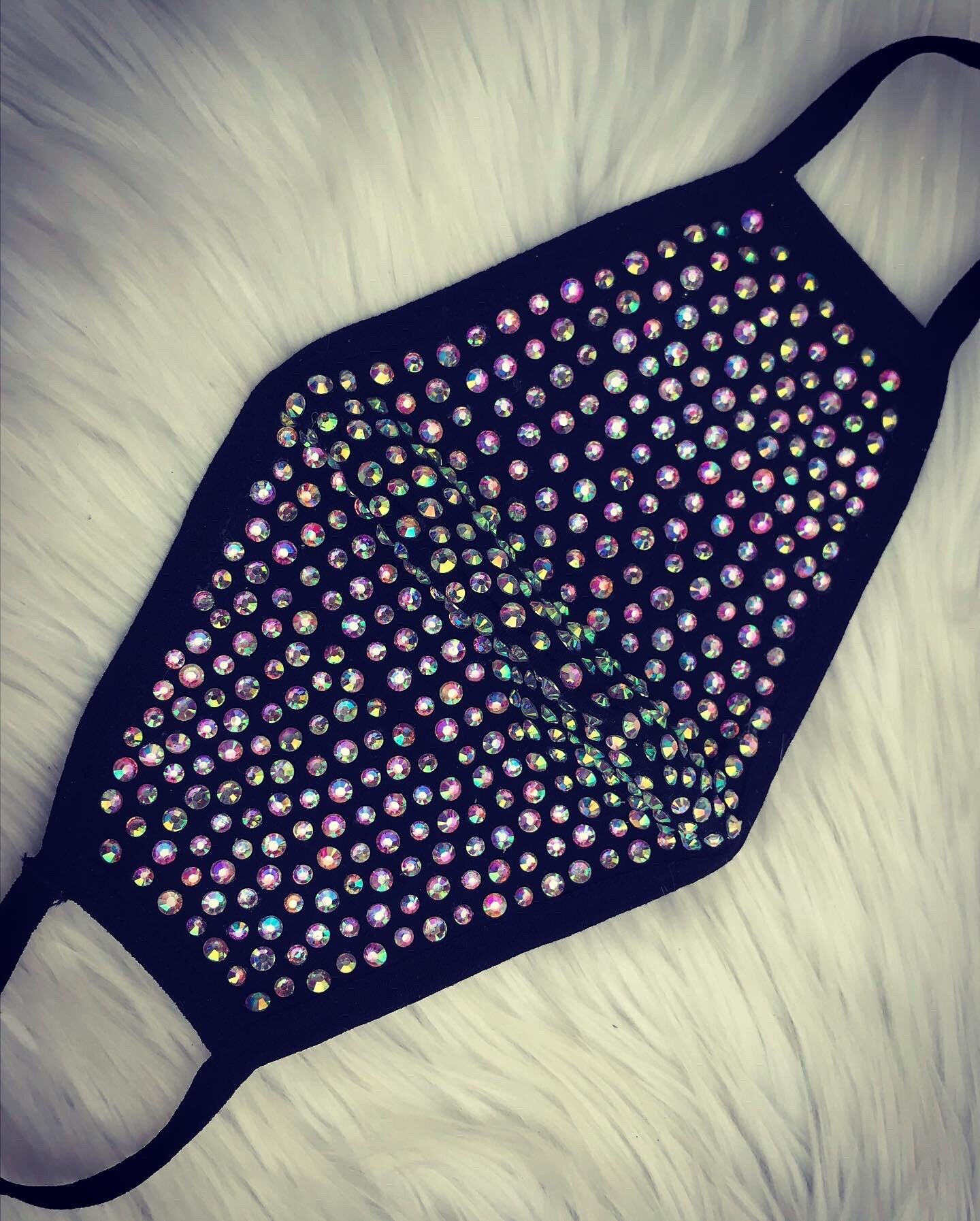 Bling Face Mask Etsy