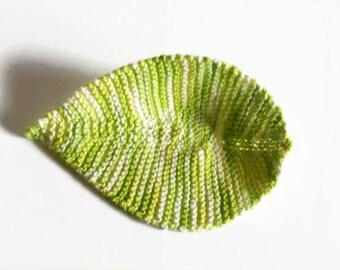 Leaf Dish Cloth - Lime Ombre