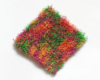 Little Tropical Scrubby Square - Non Scratch Dish Scrubber