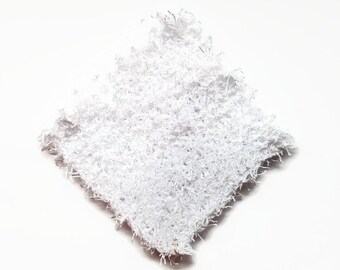Little Scrubby Square - Non Scratch Dish Scrubber White