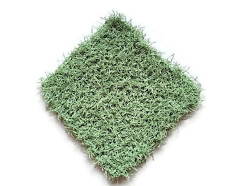 Little Scrubby Square - Non Scratch Dish Scrubber Sage Green