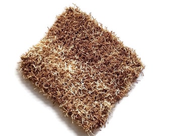 Light Brown & Cream Scrubby Square - Non Scratch Dish Scrubber