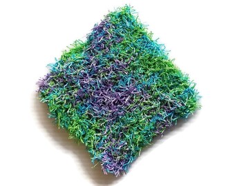 Blue, Green & Purple Scrubby Square - Non Scratch Dish Scrubber