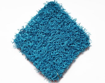 Little Scrubby Square - Non Scratch Dish Scrubber Ocean Blue