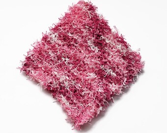 Little Scrubby Square - Non Scratch Dish Scrubber Fuscia Pink