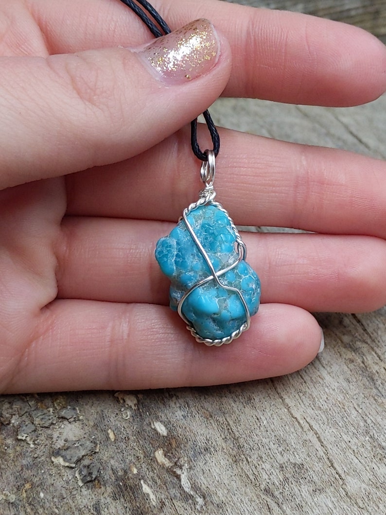 Turquoise Adjustable Pendant Necklace