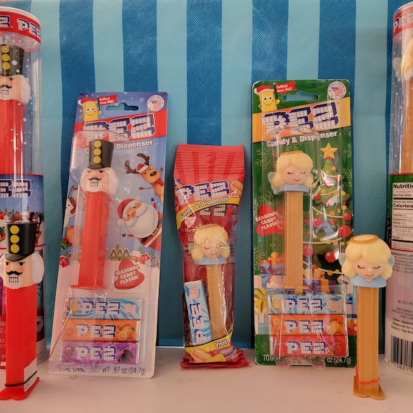 PEZ Dispensers ~ Holiday ~ Christmas ~ Angel & Nutcracker