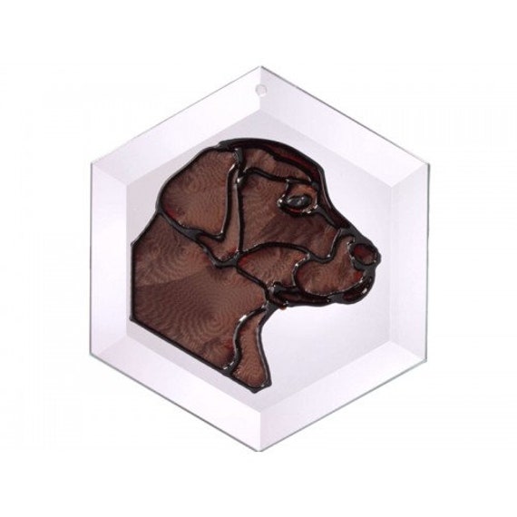 Chocolate Labrador Sun Catcher Etsy